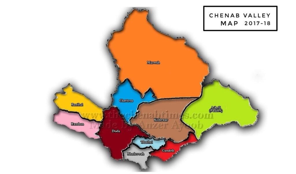 Chenab valley map