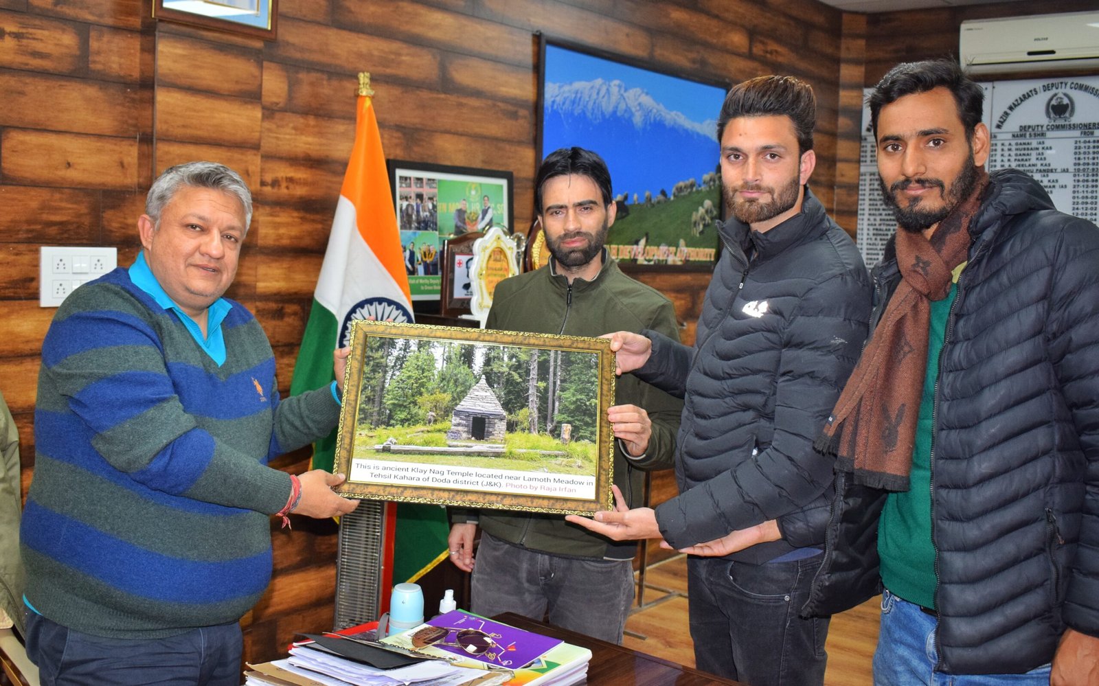 To boost tourism of Doda district, The Chenab Times, Incredible Tours and Treks met DC Doda