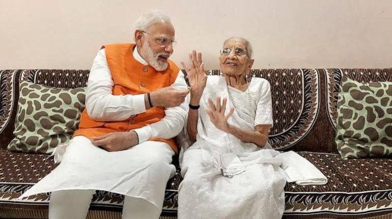 PM Modi’s mother passes away: Cremated In Gandhinagar, PM Performs Last Rites