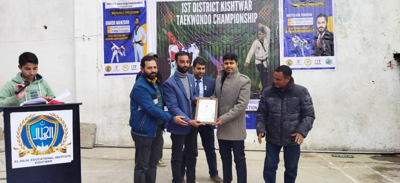 Two-day 1st District Taekwondo Championship concludes in Kishtwar