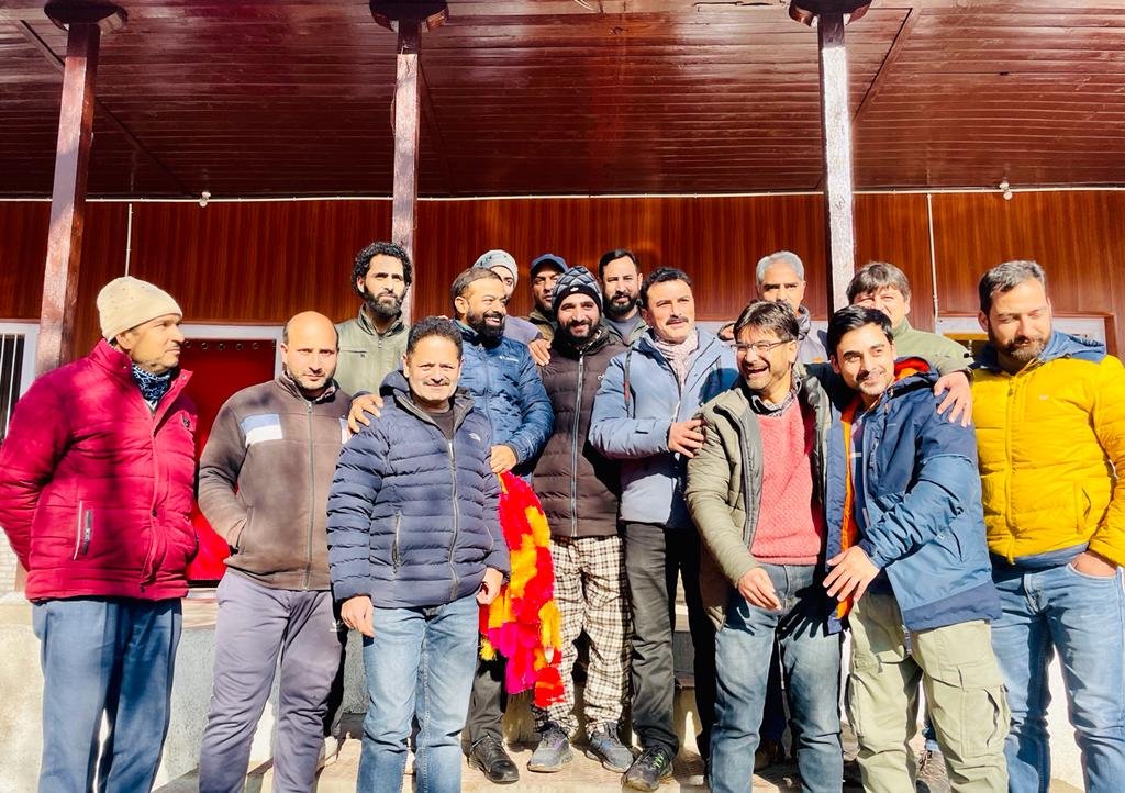 Nisar Ahmad Butt of Kishtwar elected as vice-president All J&K Patwar Association for Jammu province