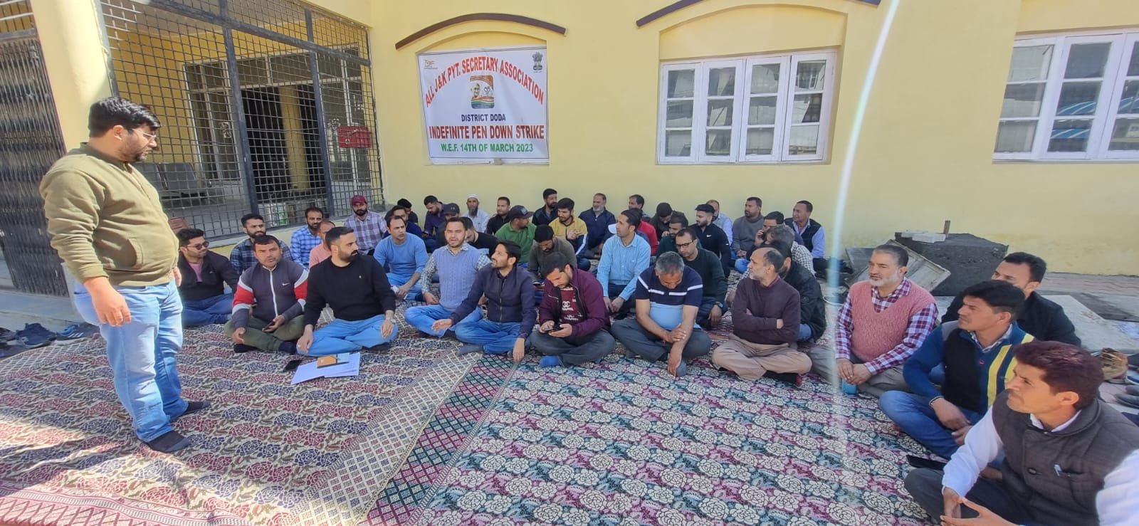 All Jammu and Kashmir Panchayat Secretaries go on pen down strike, submit charter of demands to government