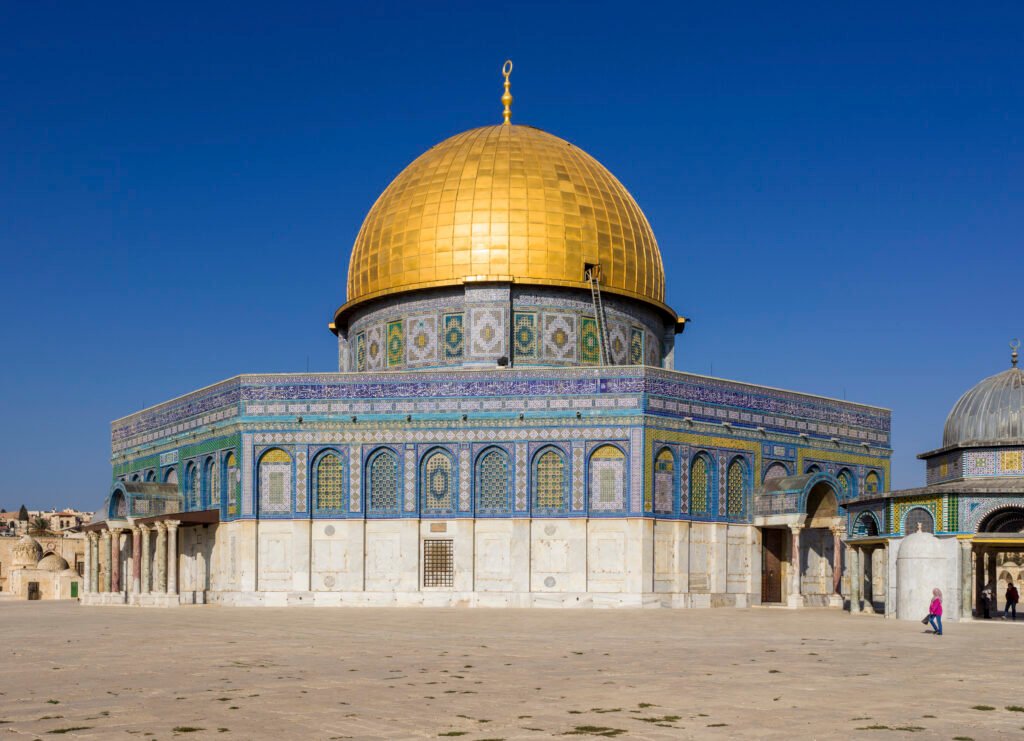The Dome of the Rock or Qubbat as-Sakhra or Gumbad e Sakhra