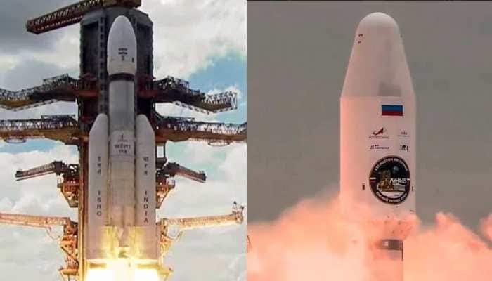 Race to Moon’s South Pole Heats Up: Chandrayaan-3 and Luna-25 Prepare for Lunar Landings