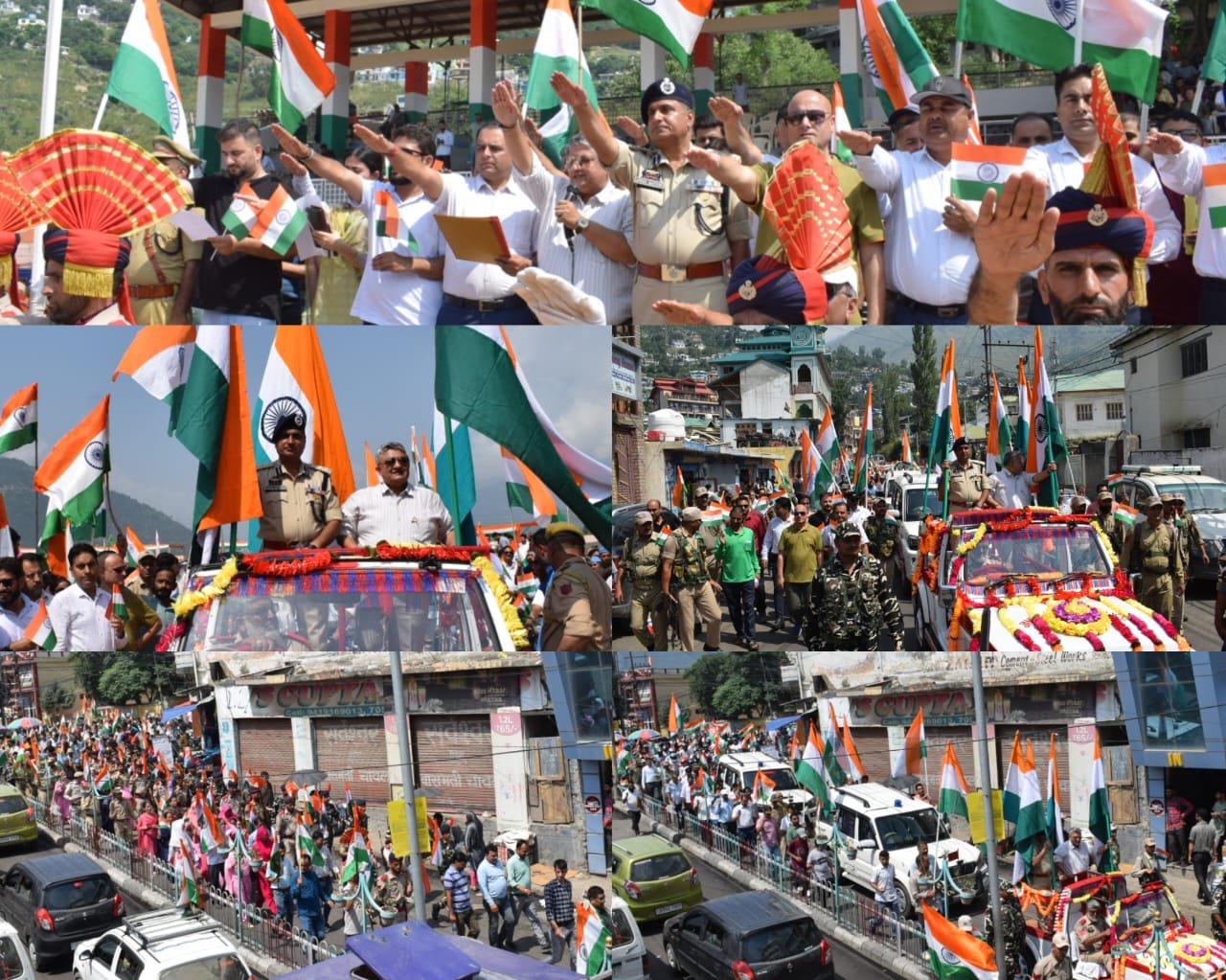 J&K’s Doda District Hosts “Tiranga Rally” Showcasing Patriotic Spirit