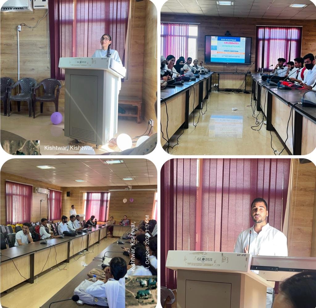 International Girl Child Day Celebrated with Enthusiasm at GDC Kishtwar