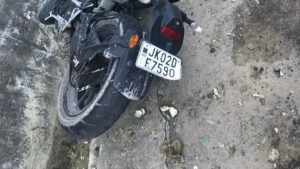 Two Fatally Injured in Motorcycle Accident near Ban Toll Plaza on Jammu-Srinagar Highway
