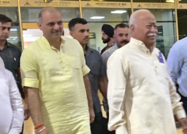 RSS Chief Mohan Bhagwat in Jammu For Three-Day Visit to Jammu and Kashmir