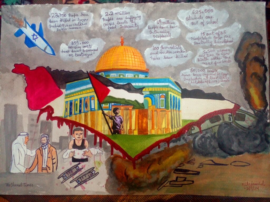Gaza Painting by Nida