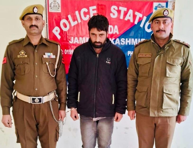 Notorious Drug Peddler Booked Under PSA in Doda