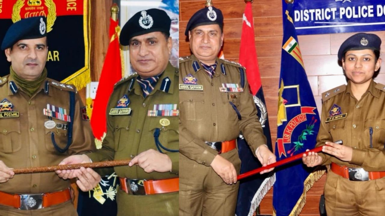 SSP JK Police: Nitya Takes Doda, Qayoom Heads Kishtwar