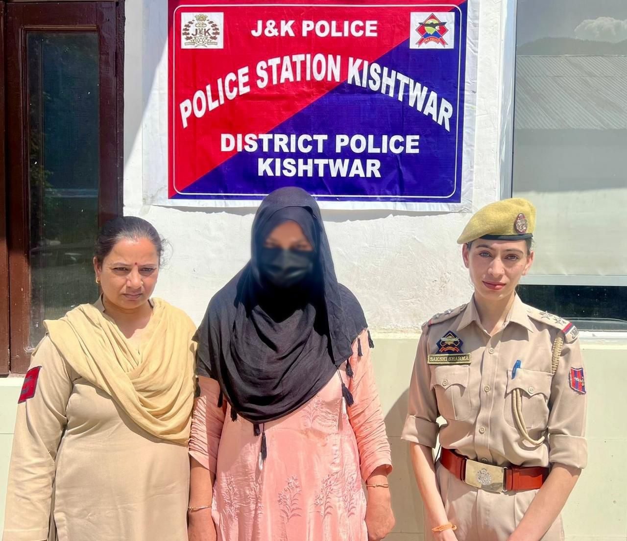 Kishtwar Police Detain Female Drug Peddler Under PSA