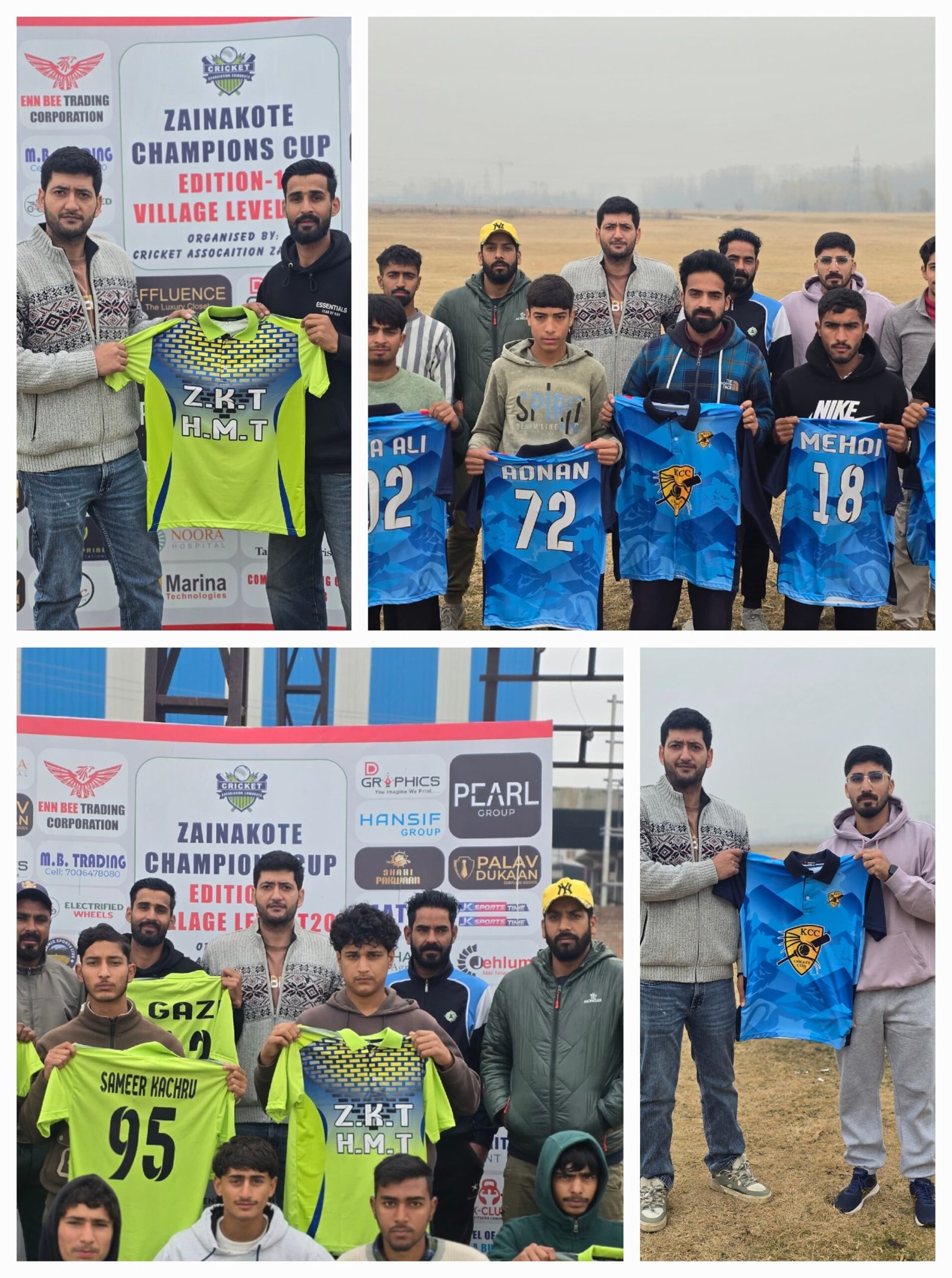 Mohammad Sahil Masoodi Boosts Youth Sports in Zainakote with Key Contributions