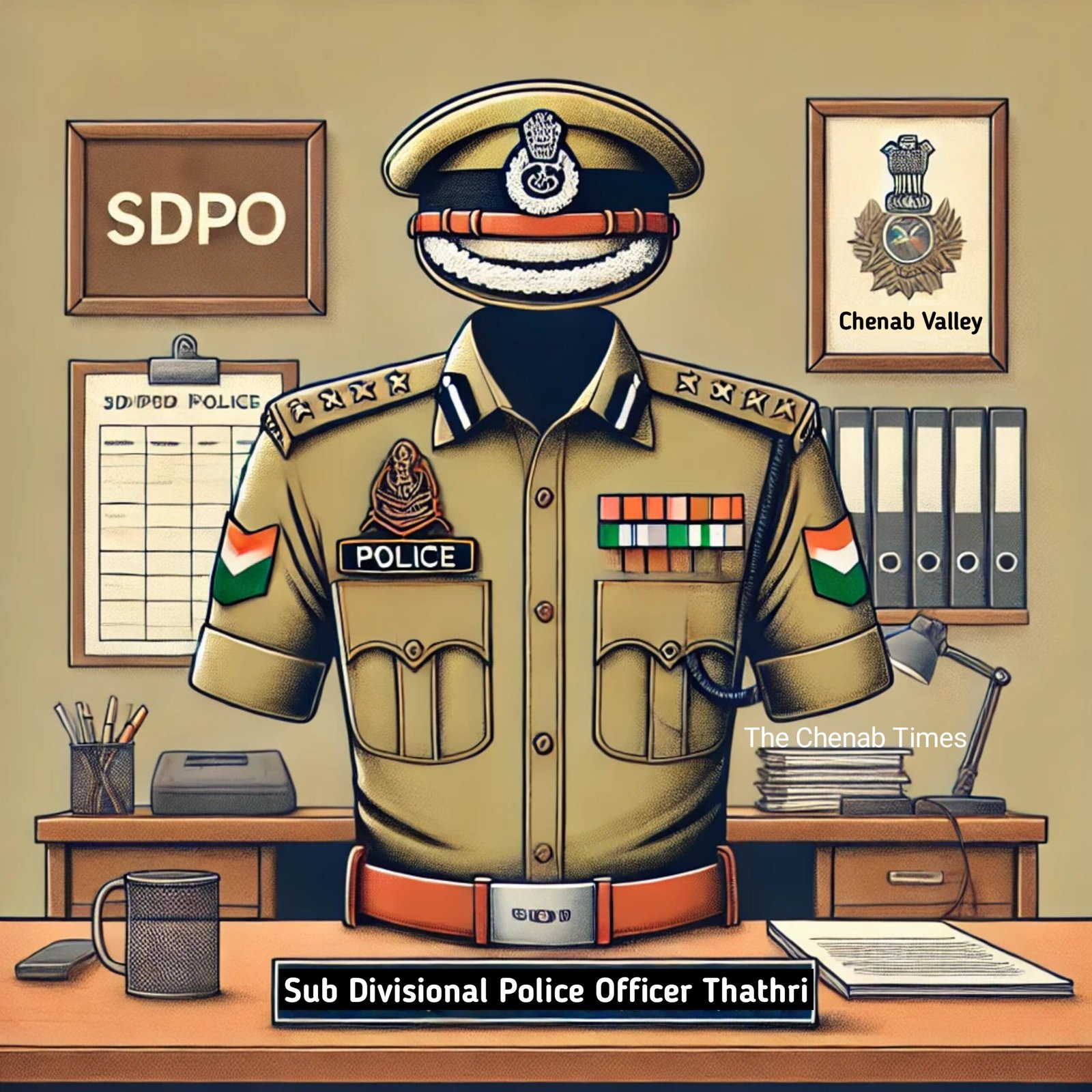 J-K Police Reshuffle: SDPO Thathri Shaid Nahiem Ahmed Transferred to Manjakote, Tussif Ahmed Takes Over Mendhar