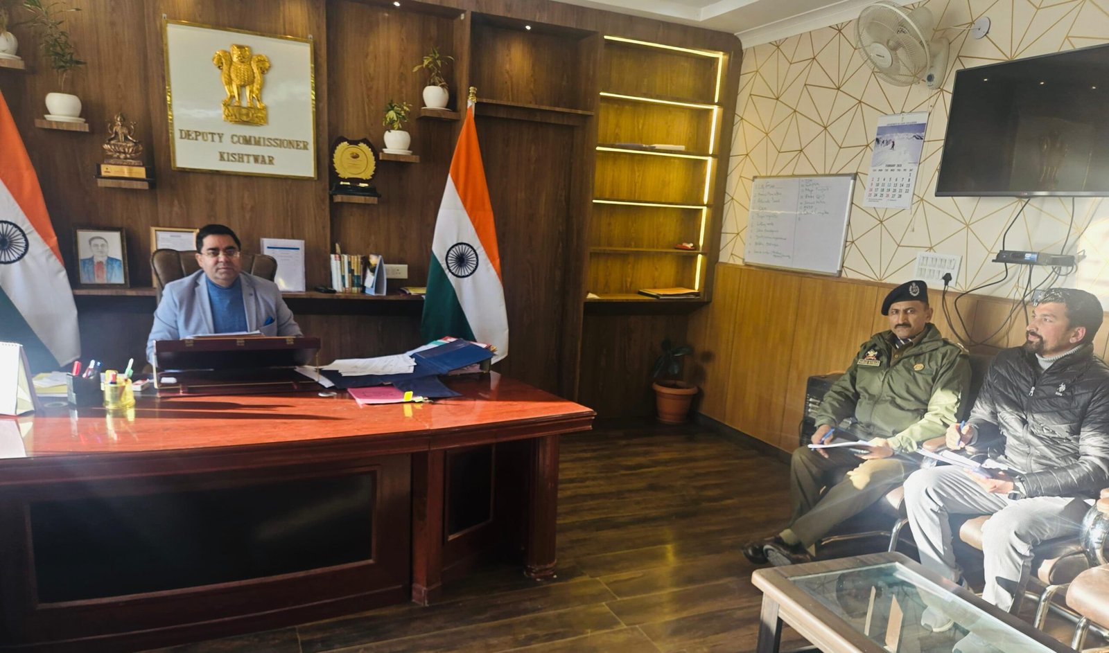 DC Kishtwar Chairs Regional Transport Authority Meeting, Approves Route Permits