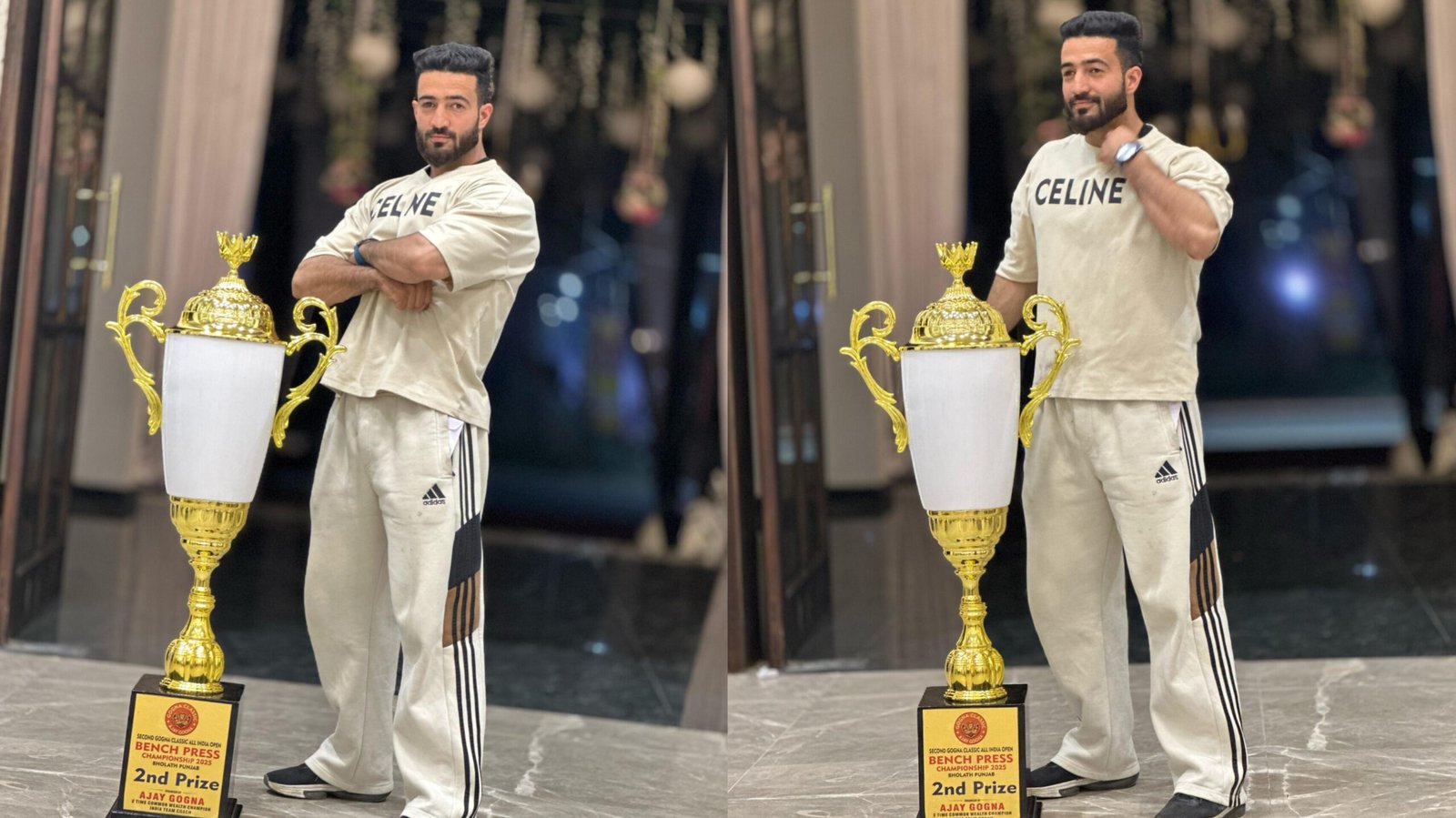 Kishtwar’s Mumin Dar Secures 2nd Place at All India Open Bench Press Championship 2025 with 170kg Lift