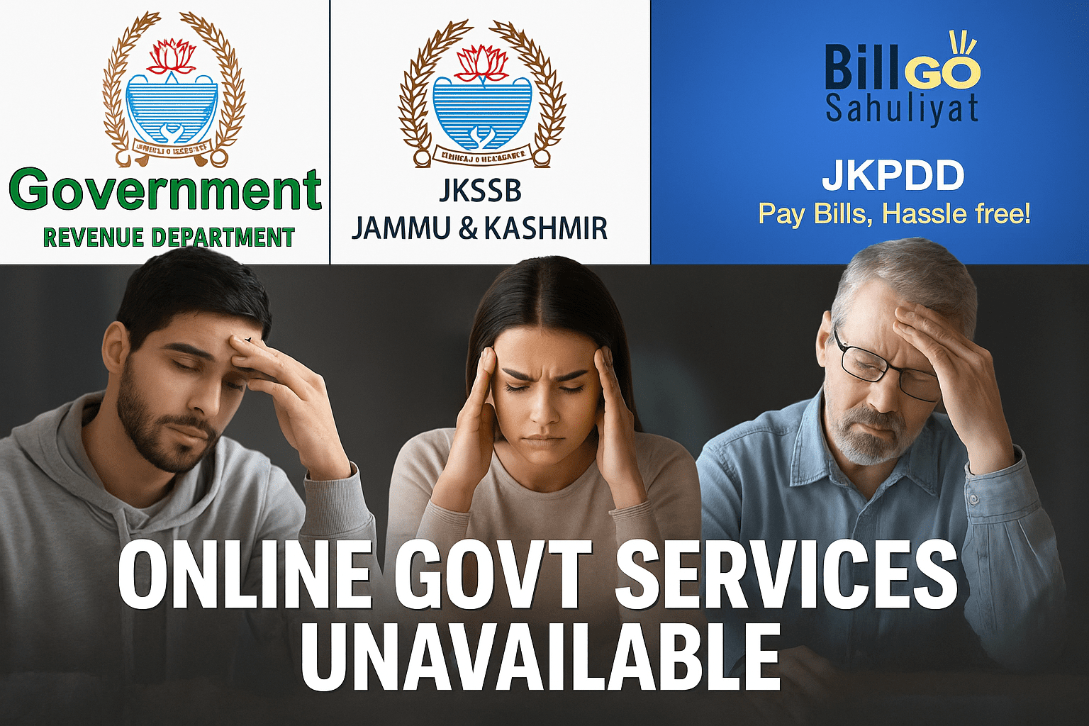 Key Government Portals Inaccessible in J&K Since Sunday Amid Rising Tensions