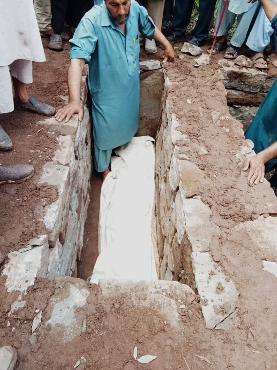 Poonch Landslide Unearths Graves of Elderly Couple; Remains Found Intact After Decades