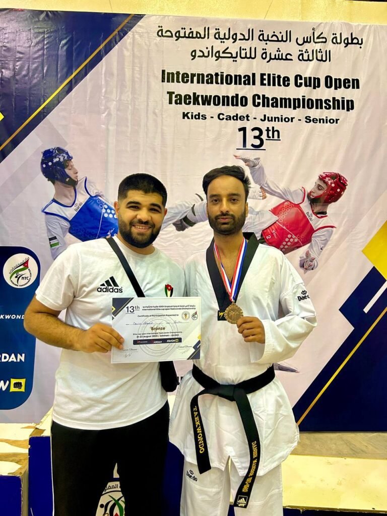 Kashmiri Taekwondo player Danish Manzoor wins Bronze for India in Jordan