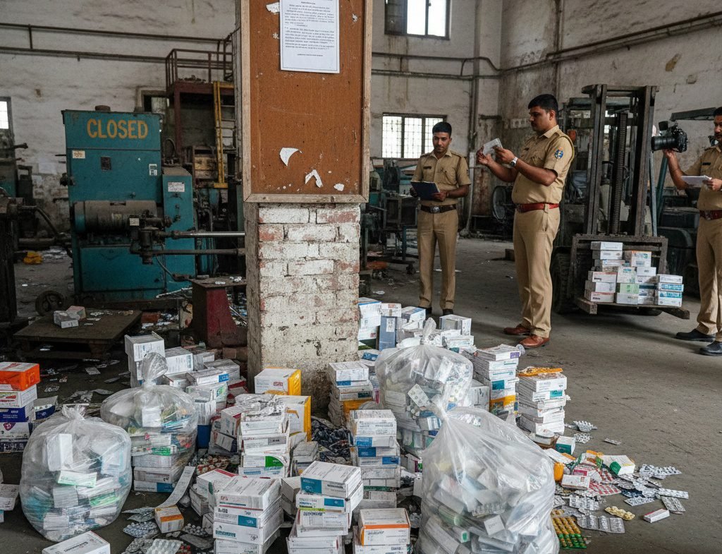 Illegal Medicines Worth ₹6 Lakh Seized from Defunct Pharma Unit in Una