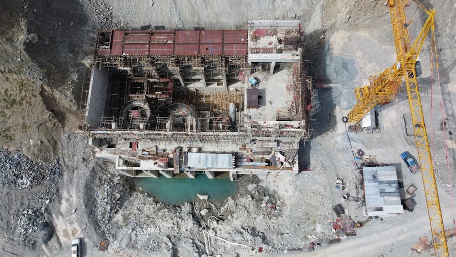 Himachal Pradesh: CM Sukhu Directs Expedited Completion of Shongtong-Karcham Hydel Project Aerial drone shot of an unfinished construction site in Kalam, Pakistan.
