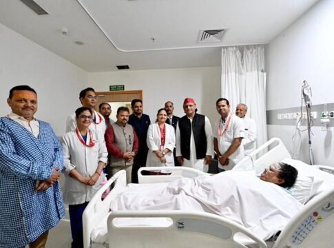 Akhilesh with BJP MLA