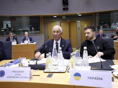 António Costa and Volodymyr Zelenskyy António Costa and Volodymyr Zelenskyy