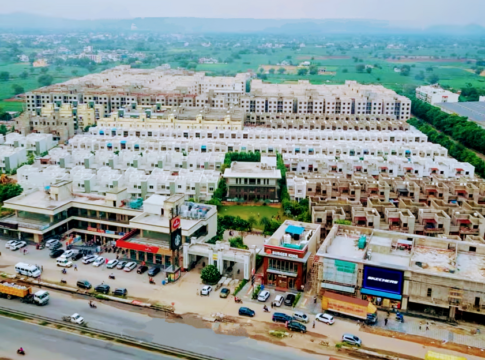 Behror Upvan city drone view