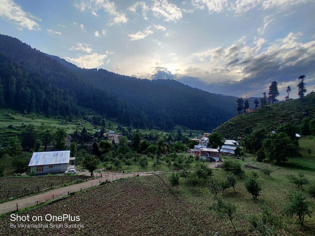 Bhaderwah Valley, near Bhaderwah in District Doda, J&K, India during summers of 2021.