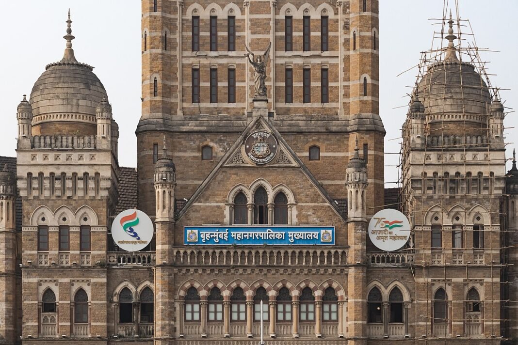 Mumbai to Enhance Urban Air Mobility with Four New Helipads Over Six Years Brihanmumbai Municipal Corporation Head Office as captured from Dr Dadabhai Naoroji Road