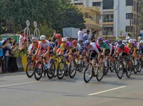 Cyclists at the Pune Grand Tour 2026 Cyclists at the Pune Grand Tour 2026