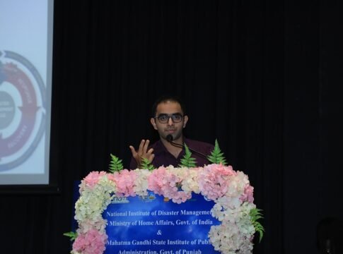 Dr Edmond Fernandes addressing Ministry of Home Affairs, Govt of India meeting