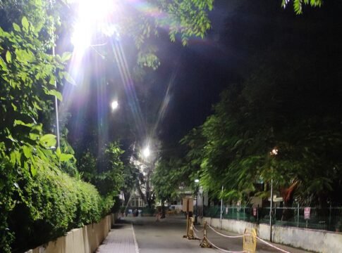 Entry road of Sir Ganga Ram Hospital, New Delhi