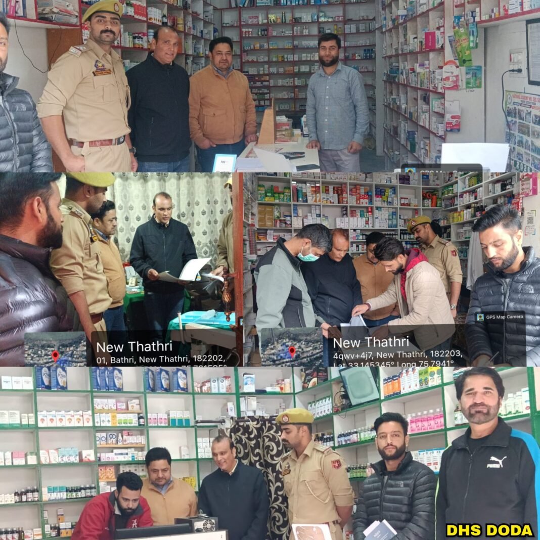 Inspection Drive Conducted in Thathri, Doda, to Ensure Compliance of Clinical Establishments Inspection Drive Conducted in Thathri, Doda, to Ensure Compliance of Clinical Establishments