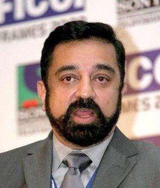 Indian actor Kamal Haasan at an event organised by FICCI