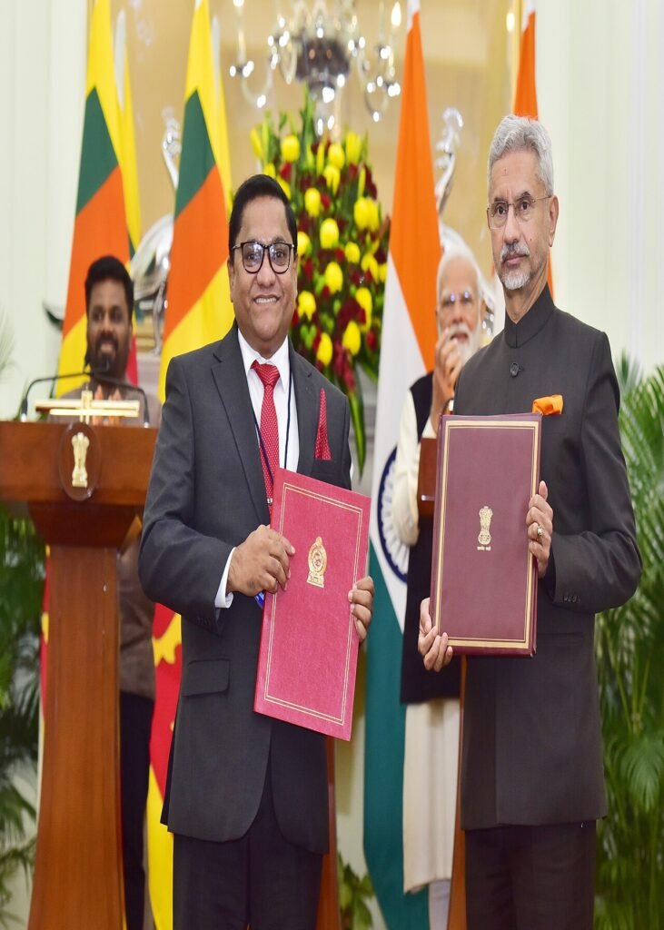 PM and the President of the Democratic Socialist Republic of Sri Lanka, Mr. Anura Kumara Dissanayake witnessing the Exchange of Agreements between India and Sri Lanka at Hyderabad House, in New Delhi…
