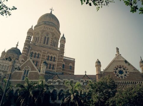 Stunning Gothic architecture of BMC headquarters in Mumbai, India.