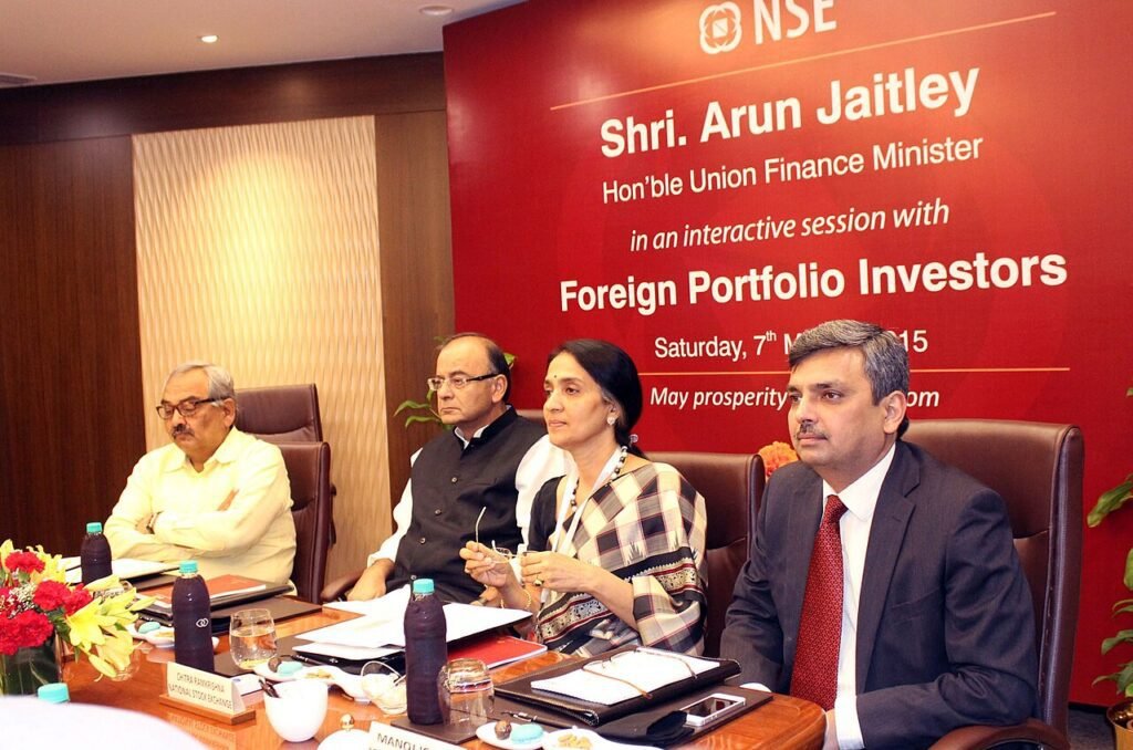 The Union Minister for Finance, Corporate Affairs and Information & Broadcasting, Shri Arun Jaitley in an interactive session with the Foreign Portfolio Investors, in Mumbai on March 07, 2015.