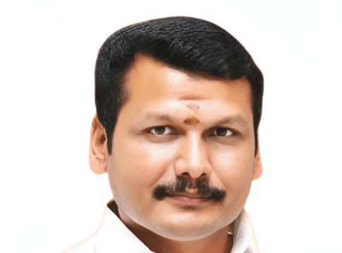 V. Senthil Balaji, Member of the Tamil Nadu Legislative Assembly (Karur Constituency)