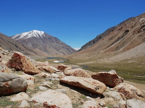 Chagar Tso, Ladakh, India - Most of the Ladakhi terrain is arid. Its the glacial streams that brings the valleys to life. On the way to Pangong Tso, the land was coming to life with red moss on the s… Chagar Tso, Ladakh, India - Most of the Ladakhi terrain is arid. Its the glacial streams that brings the valleys to life. On the way to Pangong Tso, the land was coming to life with red moss on the s…