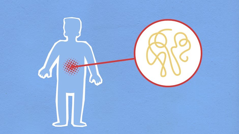 Ebola Outbreak Intensifies: Cases and Deaths Climb Amidst International Travel Restrictions Cutout paper composition representing sick human figure with viral infection in stomach on blue background
