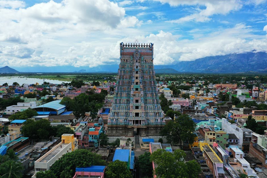 New Book Explores Srivilliputhur’s Rich Tapestry of Legacies Discover the vibrant Srivilliputhur Andal Temple with its intricate architecture and colorful townscape.
