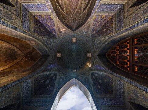 This is a photo of a monument in Iran identified by the ID