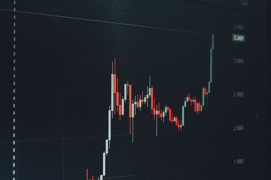 South Korea Surpasses India as World’s Sixth-Largest Stock Market Amidst AI Boom Analyzing a bullish financial chart highlighting a significant upward trend in the market.