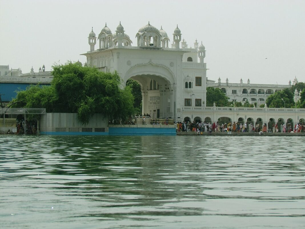 Punjab Storm Partially Damages Historic Dukh Bhanjani Beri at Golden Temple Dukh Bhanjani Ber tree and entrance gate near the Langar at the Golden Temple.