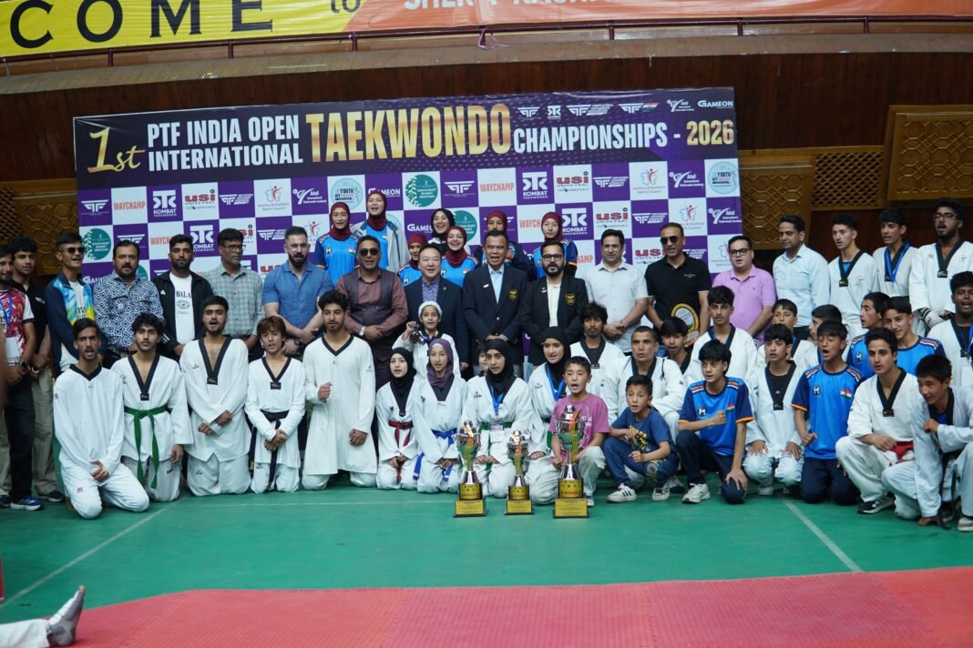 Jammu and Kashmir Hosts Successful 1st PTF India Open International Taekwondo Championships Jammu and Kashmir Hosts Successful 1st PTF India Open International Taekwondo Championships