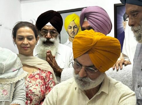 Jaswant Zafar , Punjabi writer taking over charge as Director Punjab Language department on 27-06-24 at Patiala .