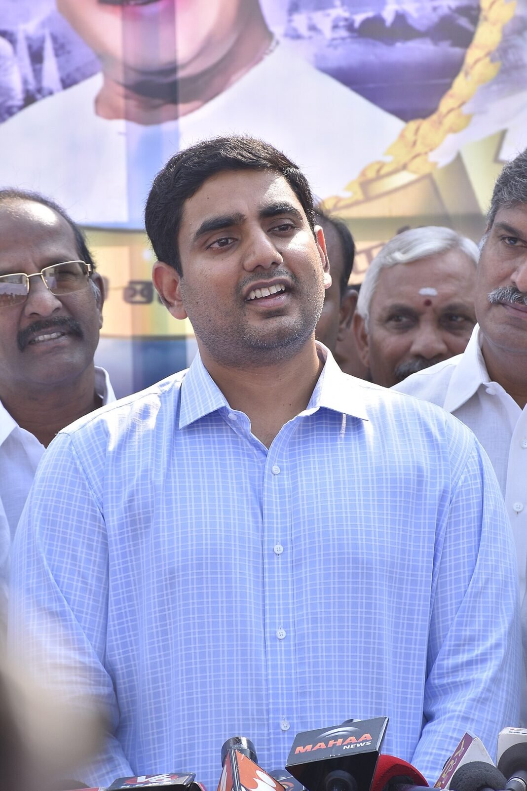Andhra Pradesh Ministers Lay Foundation for ₹142 Crore Railway Overbridge in Mangalagiri Nara Lokesh, minister of IT, Panchayatiraj and Rural Development. AP Govt