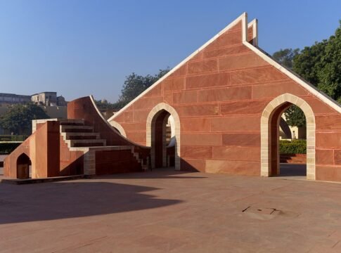 The Jantar Mantar astronomical observatory in Jaipur