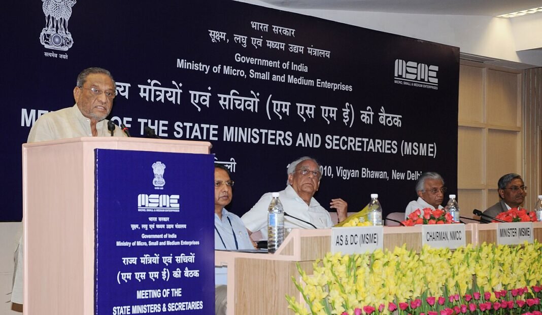India’s MSMEs Face Existential Threat from High Power Tariffs; Call for Structural Reforms The Minister of State (Independent Charge) of Micro, Small and Medium Enterprises, Shri Dinsha J. Patel delivering the inaugural address at the Meeting with the State Ministers and Secretaries (Indus…